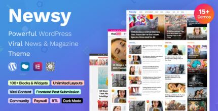 Newsy_Viral News & Magazine WordPress Theme
