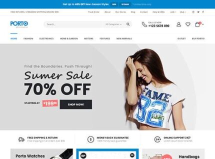 Porto Responsive WordPress eCommerce Theme