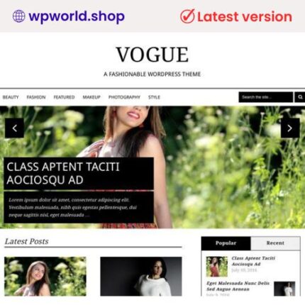 MyThemeShop Vogue WordPress Theme