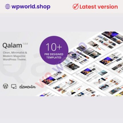 Qalam – NewsPaper and Magazine WordPress Theme